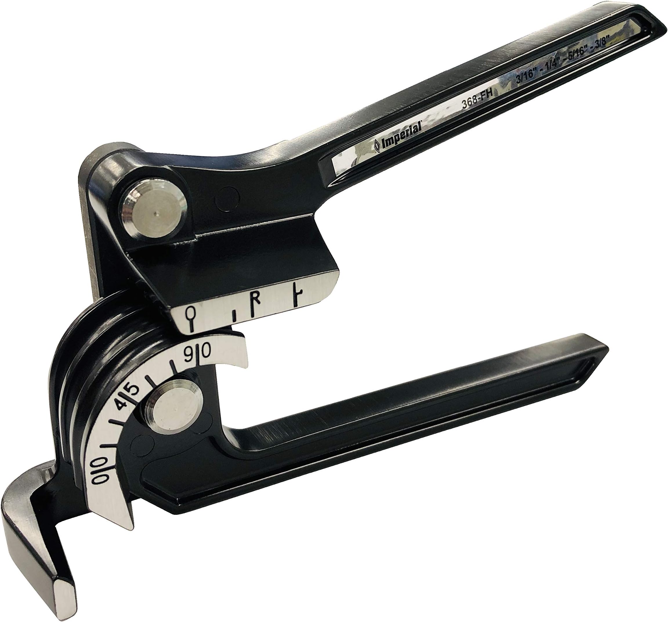 Imperial Tool 368FH Triple Head 90 Degree Tube Bender, 3/16", 1/4", 5/16", and 3/8"