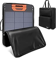 Vista 1 de Bolsa de viaje para panel solar, bolsa de almacenamiento portátil para panel solar compatible con Jackery SolarSaga 100 W, 200 W, 100 X, funda