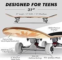 Vista 4 de Magneto Complete Cruiser Starter Skateboard