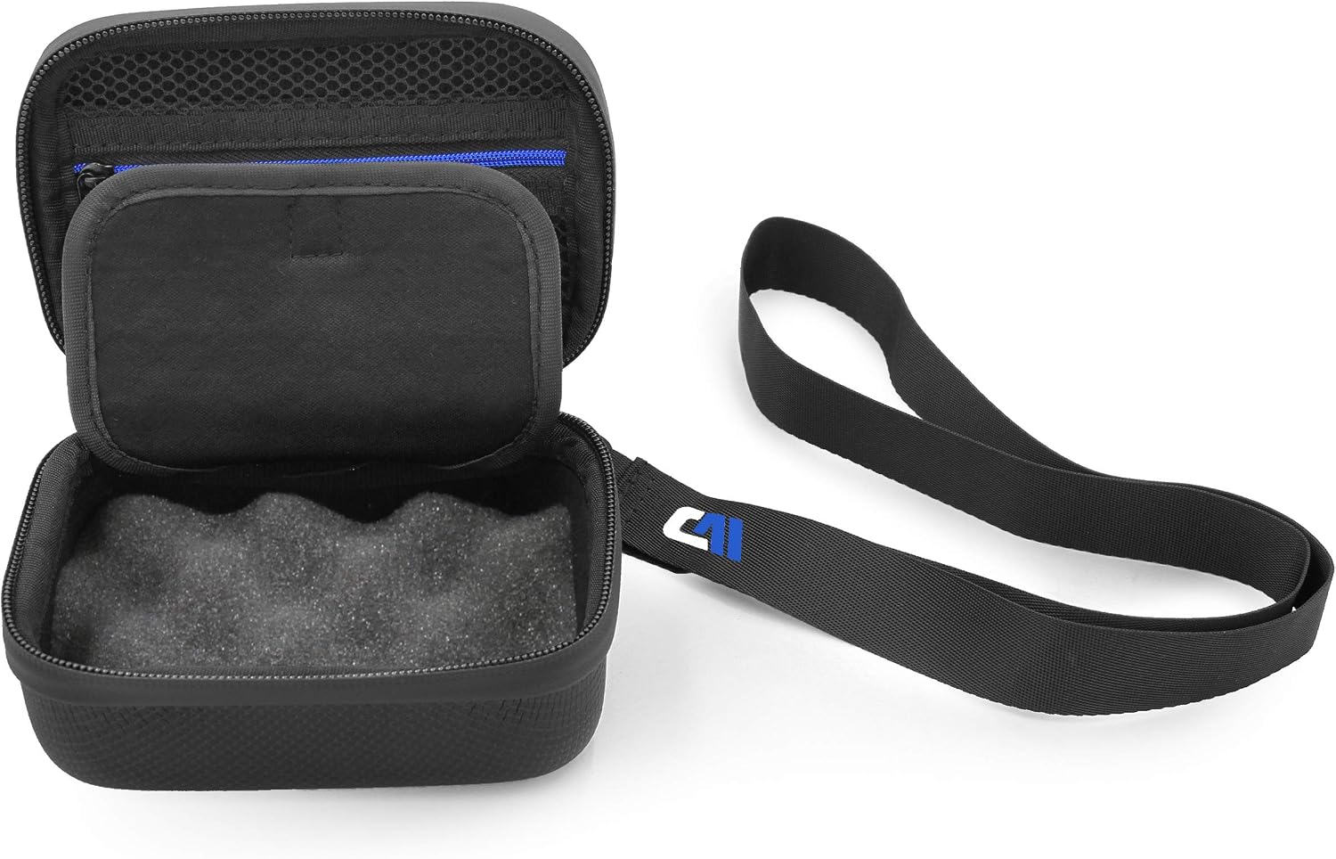 CASEMATIX Carry Case Compatible with Blue Tees Golf Ringer and Small Accessories - Includes Travel Case Only for Smart Magnetic GPS Handheld Range Device image 5