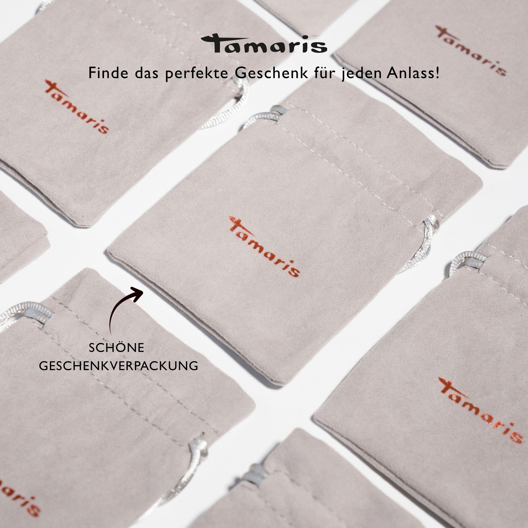 Tamaris Damen Ohrstecker aus Edelstahl