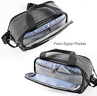 Vista 3 de Bolsa CPAP para Viaje Compatible con Resmed Airmini, Estuche Portátil para Máquina CPAP y Accesorios, Organizador para Llevar con Tira para Equipaje