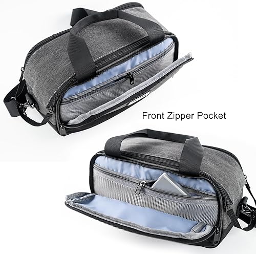Miniatura 3 de Bolsa CPAP para Viaje Compatible con Resmed Airmini, Estuche Portátil para Máquina CPAP y Accesorios, Organizador para Llevar con Tira para Equipaje