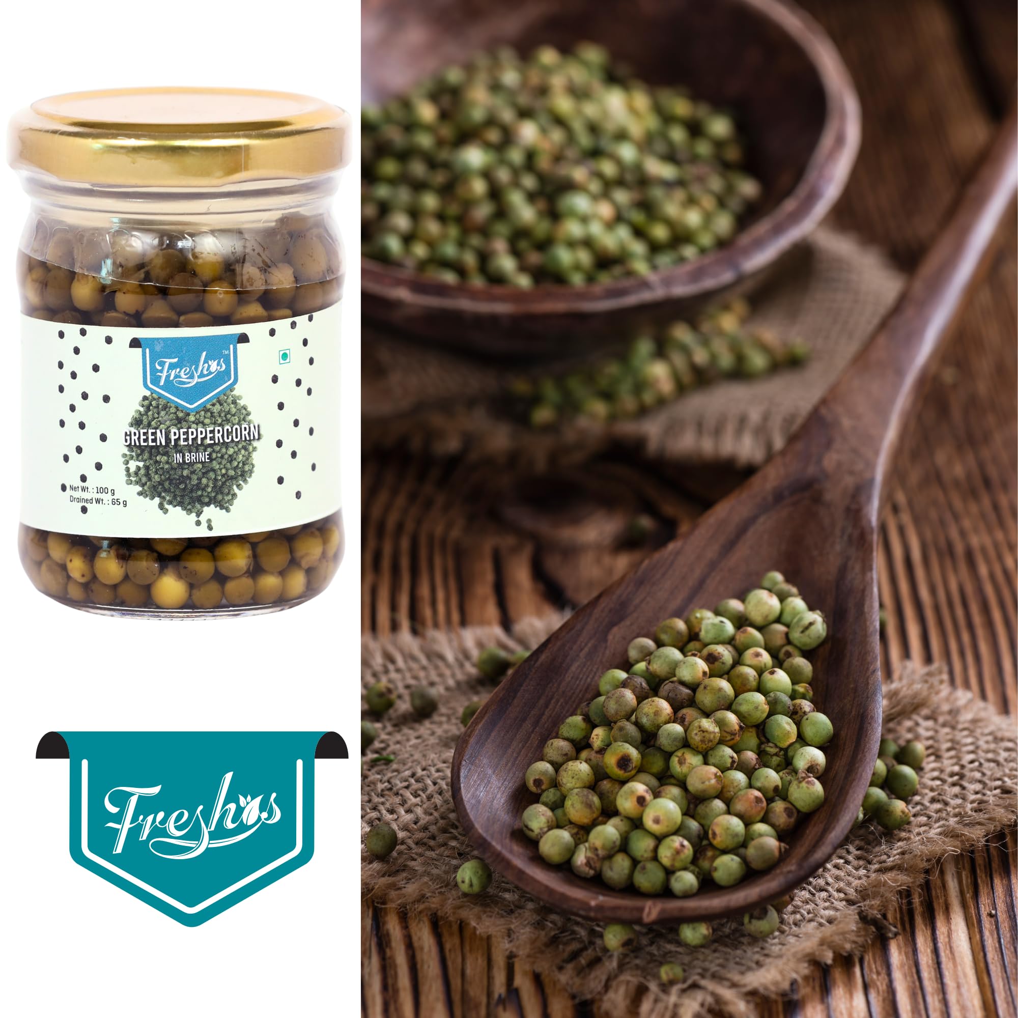 Freshos Green Peppercorns 100g – Aromatic & Flavorful Spice for Cooking - Image 5 thumbnail