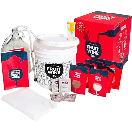 Craft A Brew - Fruit Wine Making Kit - Wine-making kit for Beginners