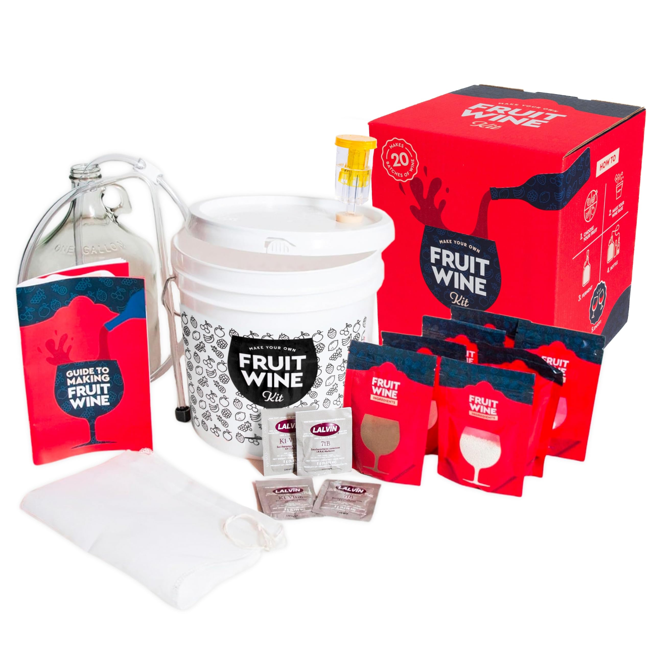 Craft A Brew Fruit Wine Making Kit Easy for Beginners