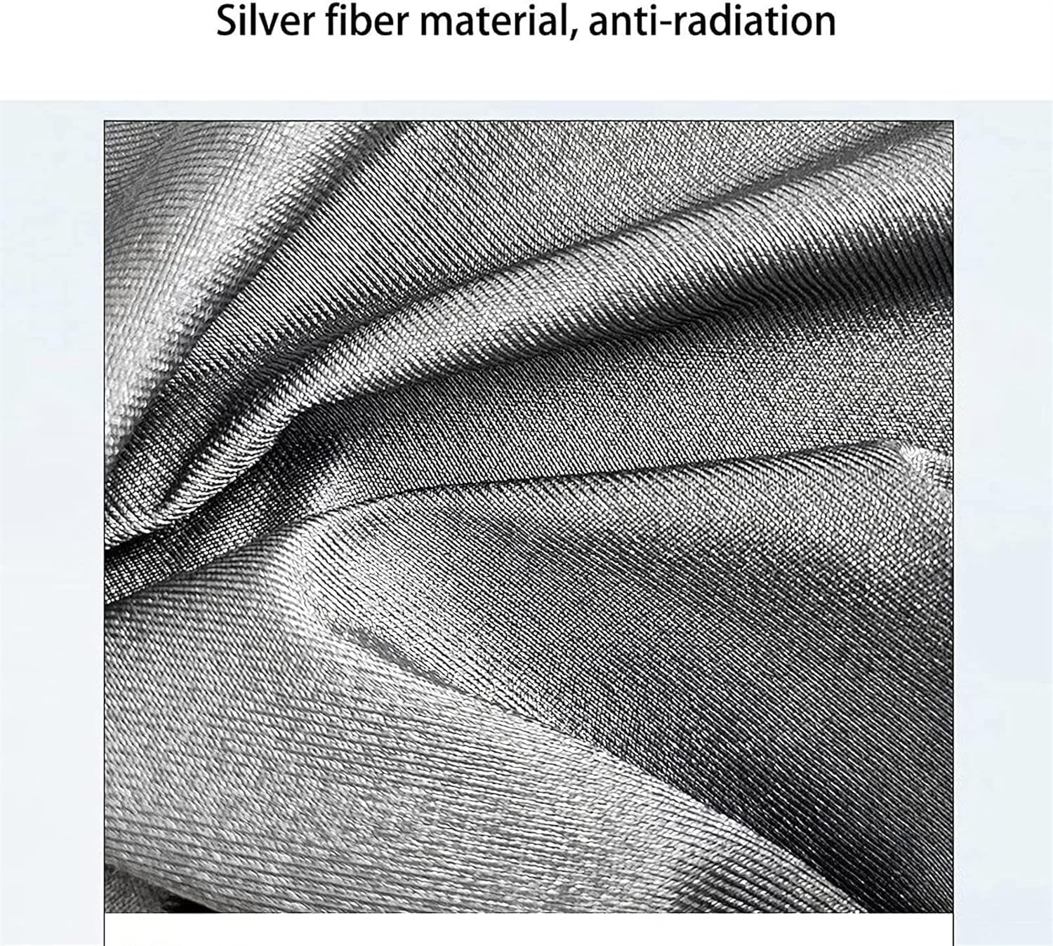 Anti-Radiation Cap, Effective 3G/4G/5G Protection, Silver Fiber Fabric Hat (Khaki, One Size)