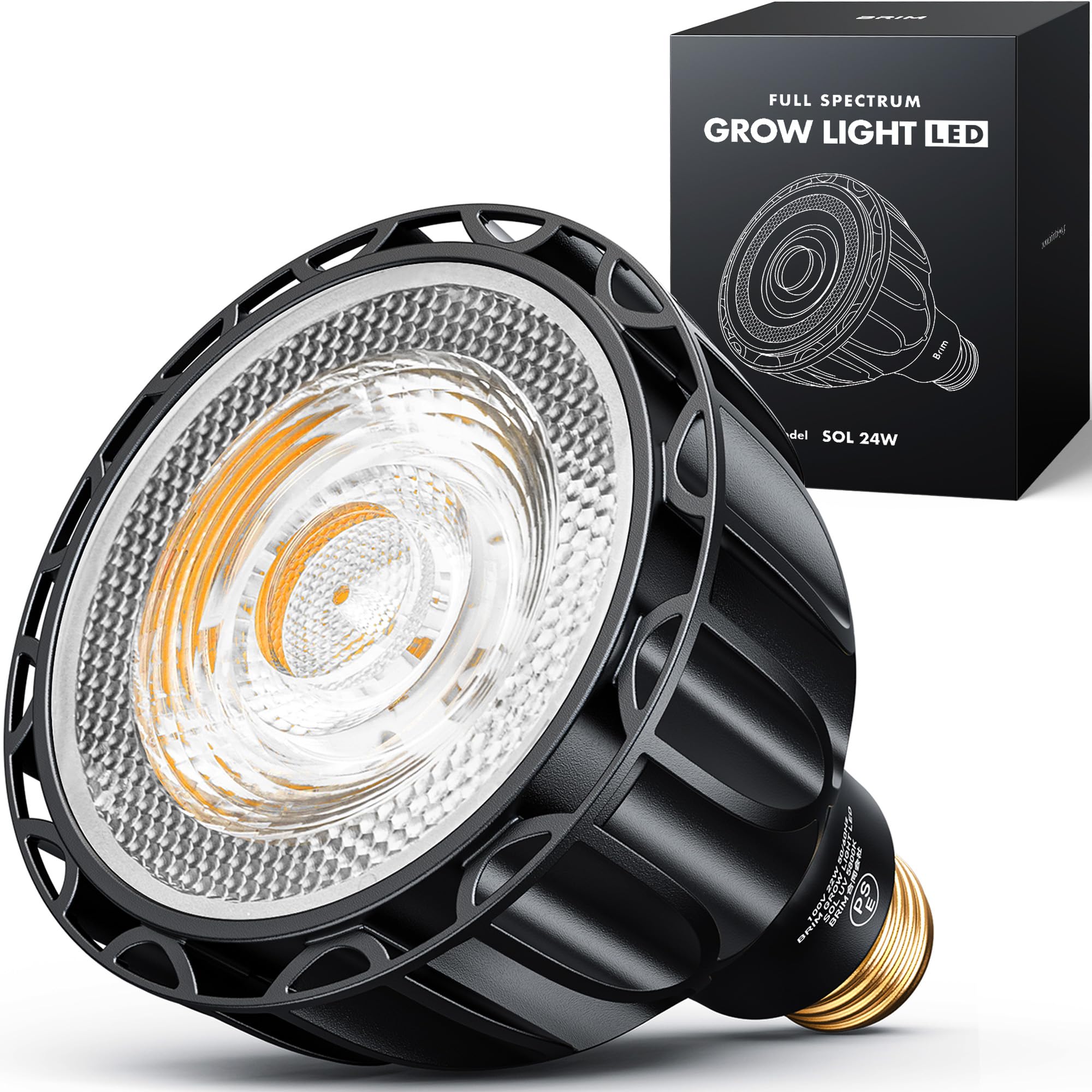 Amazon.co.jp: 【公式】BRIM(ブリム) SOL UV 22W 植物育成ライト LED