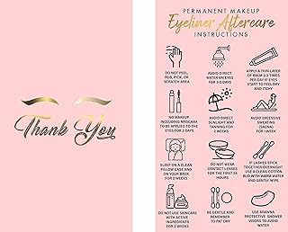 BRAWNA 100 tarjetas de agradecimiento de cuid...