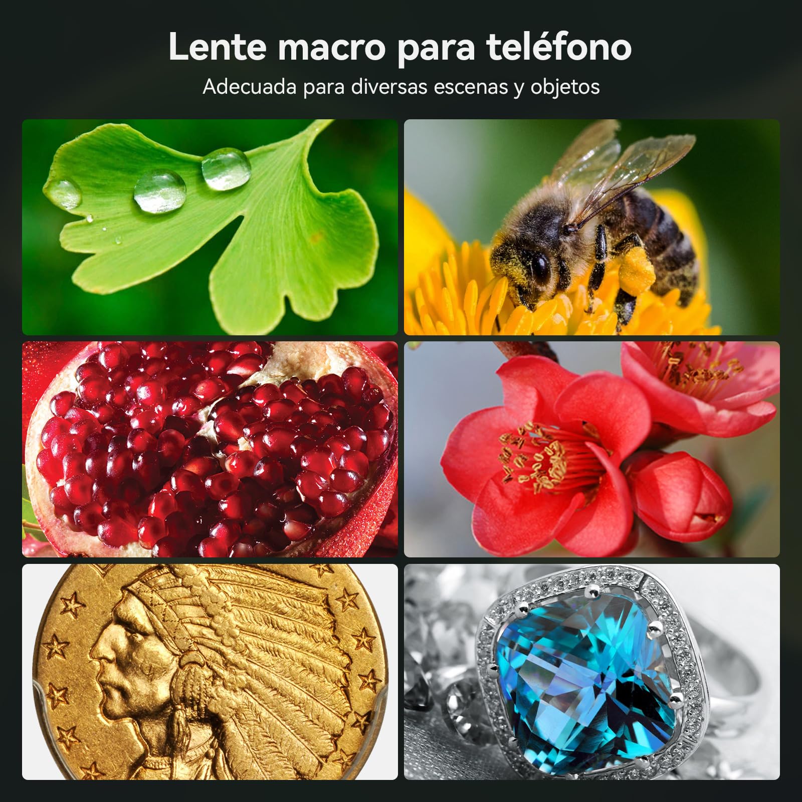 APEXEL Lentes para Móviles Cámara para Teléfono Kit,Lente Macro para movil Smartephone Android iOS Universal iPhone Samsung Galaxy Xiaomi Oneplus Casi Todos los teléfonos celulares