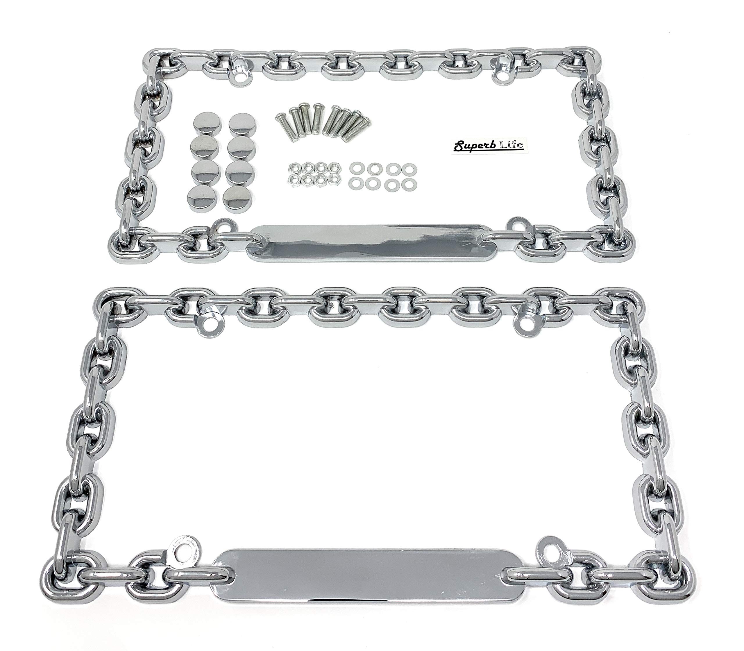小物 Supreme Chain License Plate Frame Silver Supreme Chain License Plate Frame (FW18) - $80