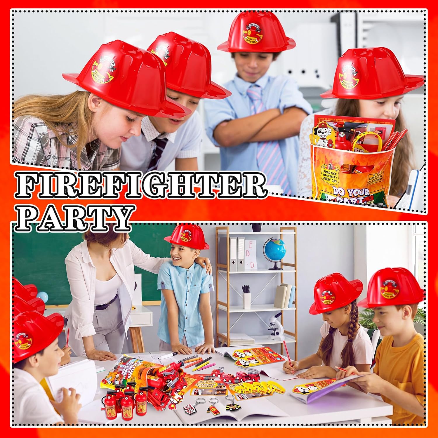 156 Pcs Fire Prevention Week Awareness Items FPW Party Favors image 4