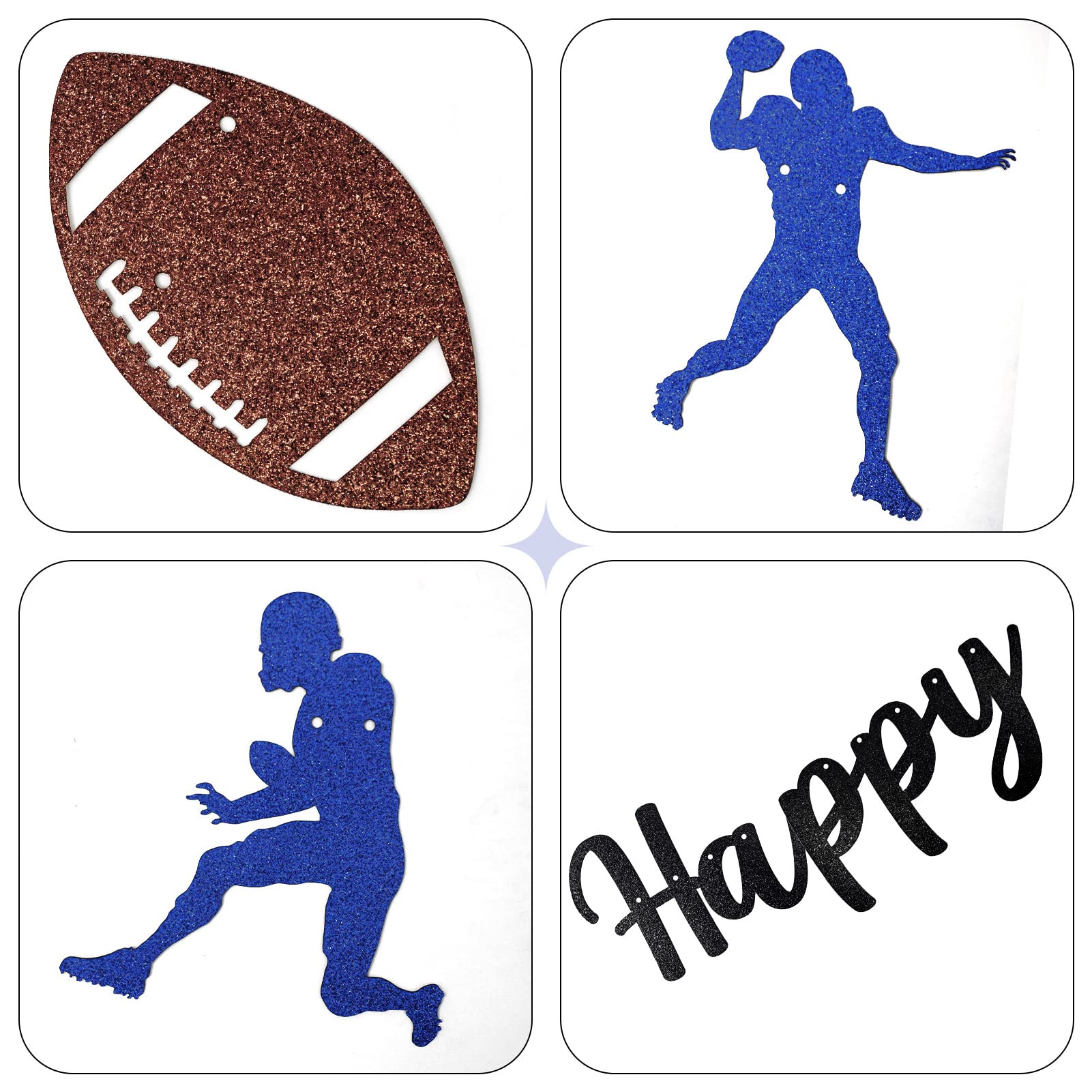 Fußball-Geburtstags-Türbanner – Happy Birthday, 180x30,5 Cm, Für Drinnen & Draußen, Mit Aufhängung