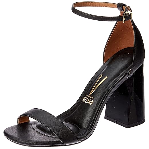 Sandália Feminina Salto Bloco Pelica Camel Vizzano 6291.900