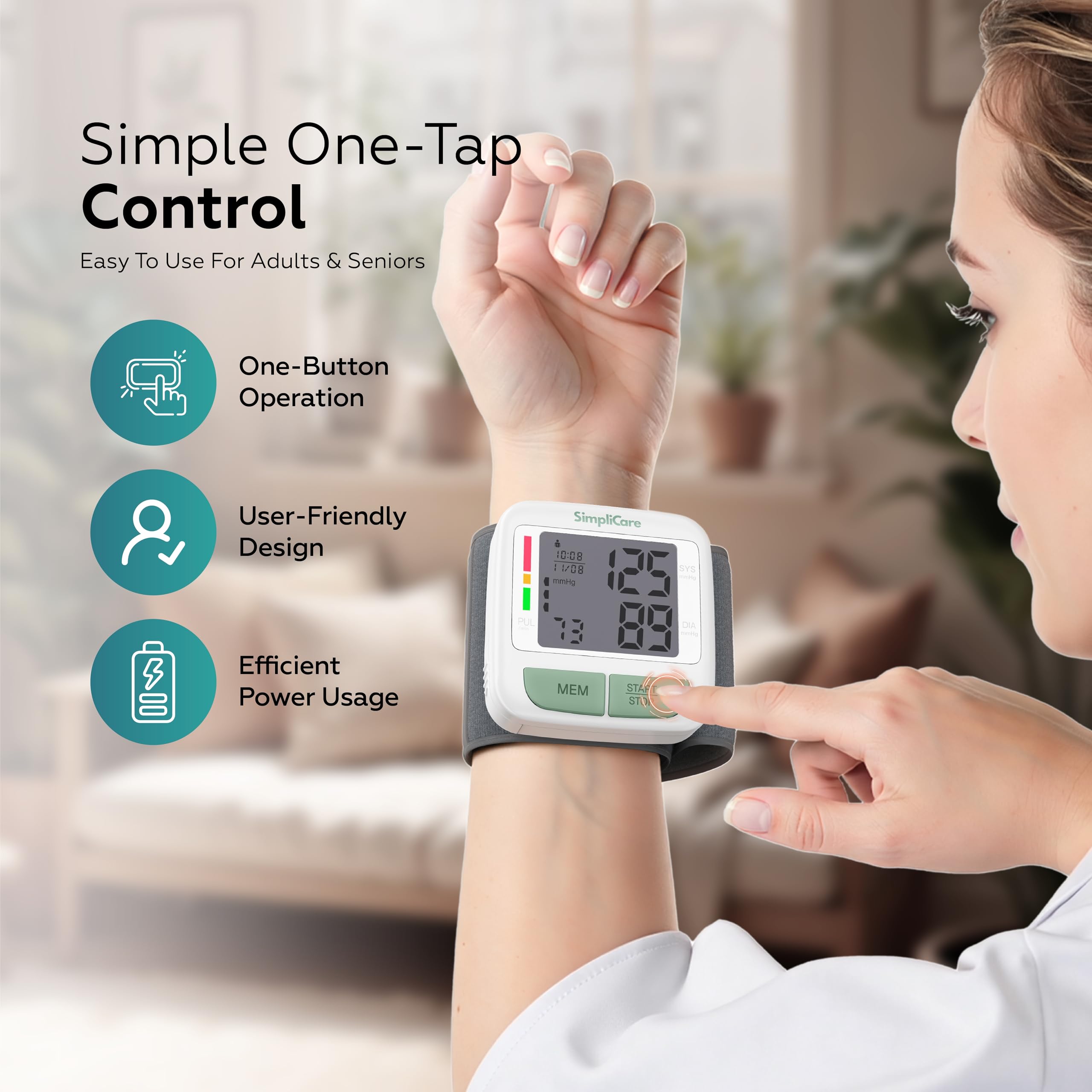 Wrist Blood Pressure Monitor - FDA Cleared -4 Wrist Blood Pressure Monitor - FDA Cleared -4