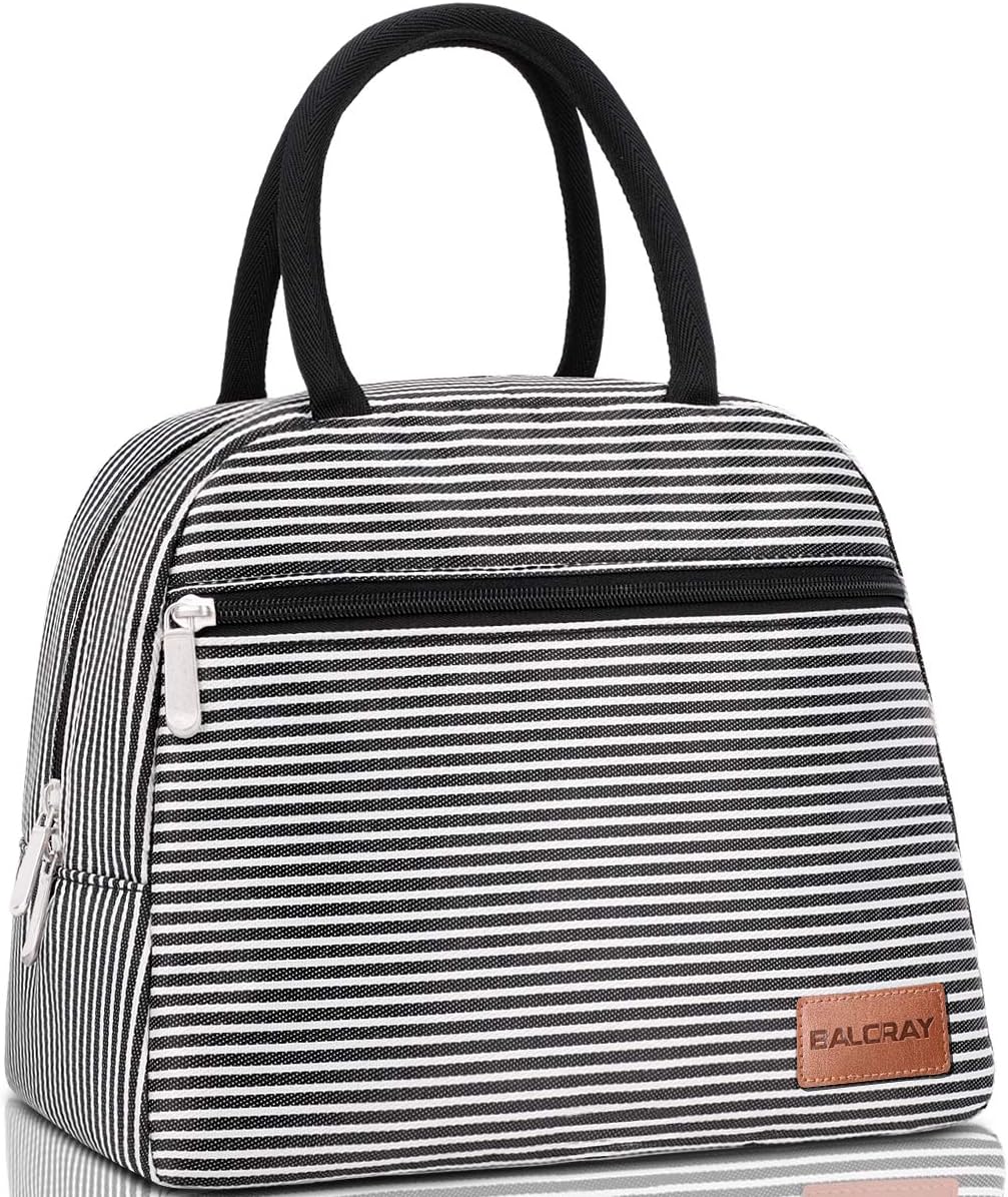 BALORAYLunch Bags for Women Lunch Tote Cooler Bag, Leak-proof Liner Insulated Lunch Box Lunch Bags for women/Picnic/Travel/Beach/Office/Work