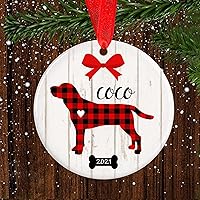 Vista 13 de Adorno de Navidad para mascotas, adorno de Collie barbudo, regalos para amantes de mascotas, regalo conmemorativo para mascotas, recuerdo de Collie