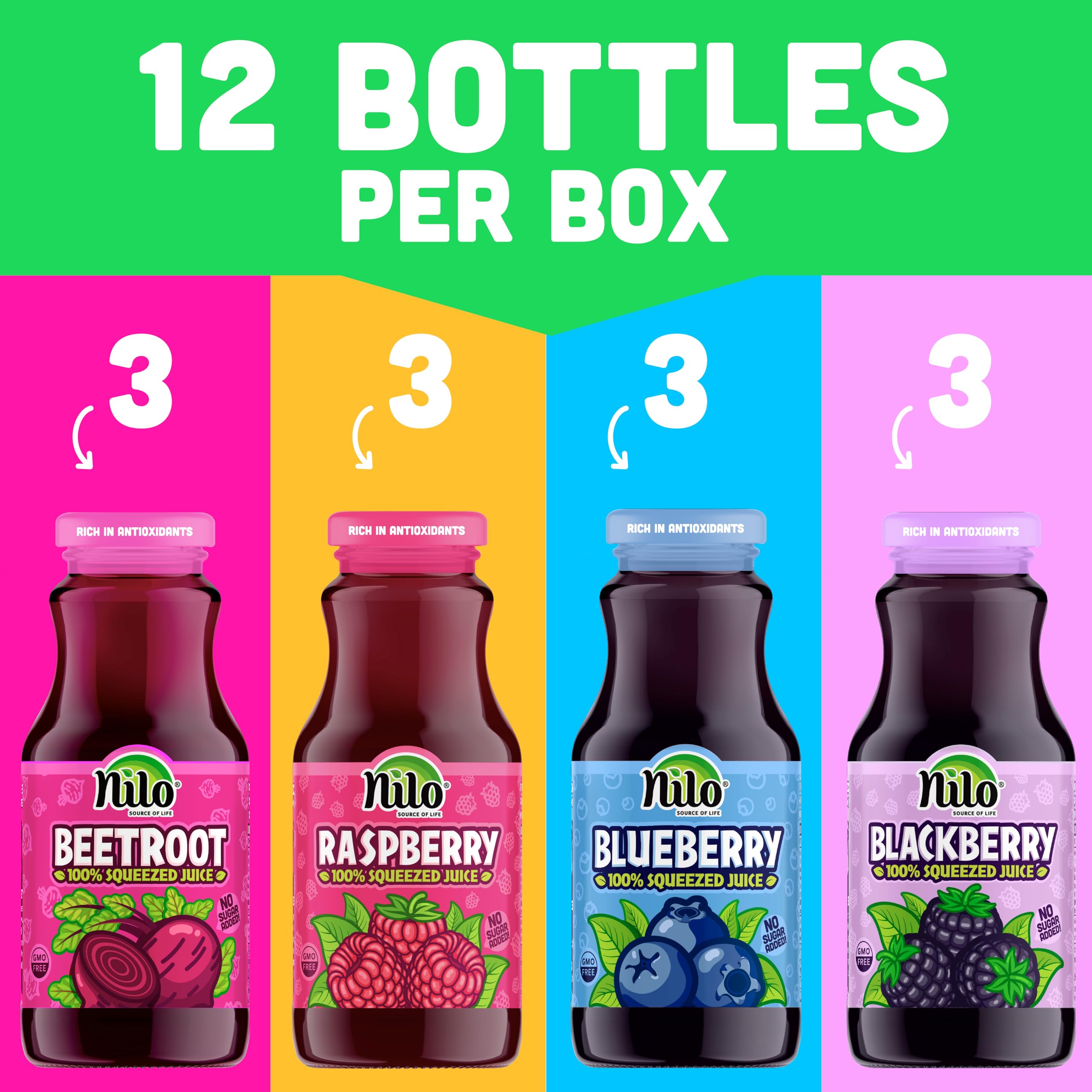Amazon.com : NILO Variety Pack | 100% Squeezed Juice Blackberry