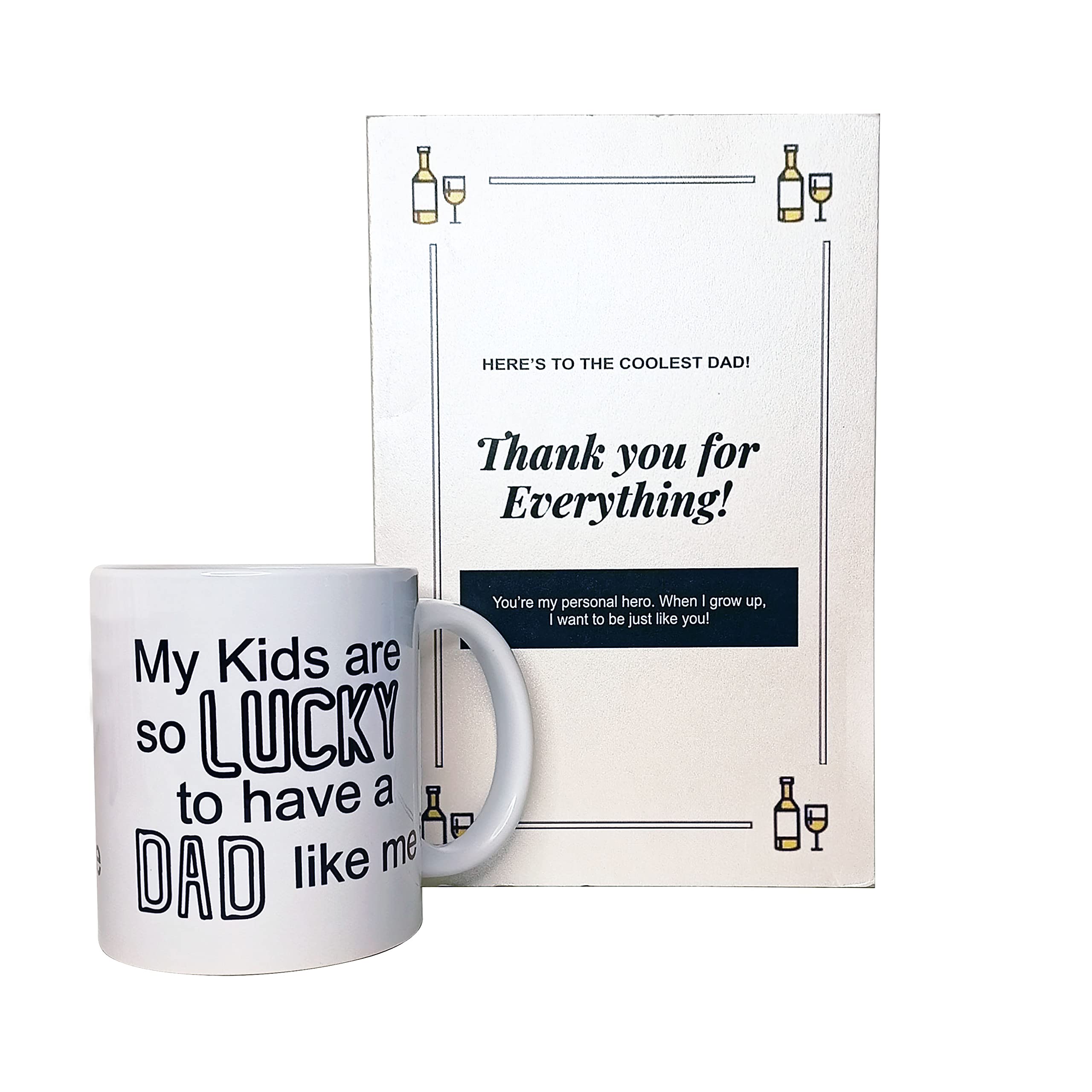 Northland Dad Coffee Mug Stand and Greeting Card - Gift for Father's Day Gifts for Fathers Birthday