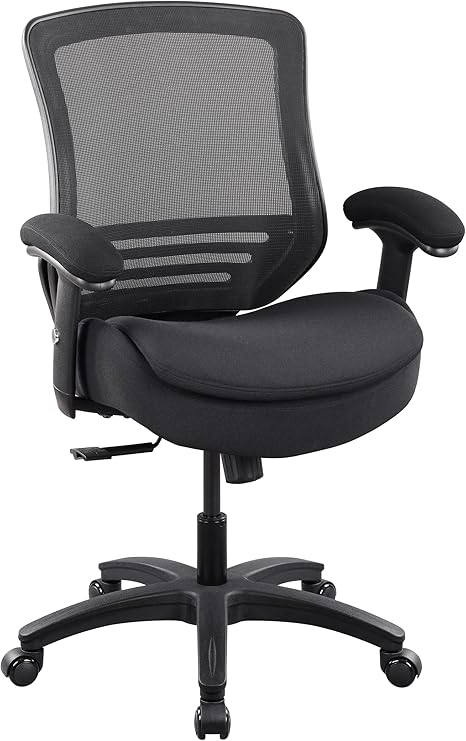 WITTLONG 400lbs Mesh Ergonomic Chair,Office Chair,Desk Chair,Height Adjustable Armrest,Lumbar Support, 360 Swivel Computer Task Chair (Black, Without Footring)