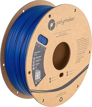 Polymaker Filament for 3D Printers, PolyLite PLA 3.0, 0.07 inch 1.75 mm Diameter, 2.2 lbs 1 kg Roll, Blue