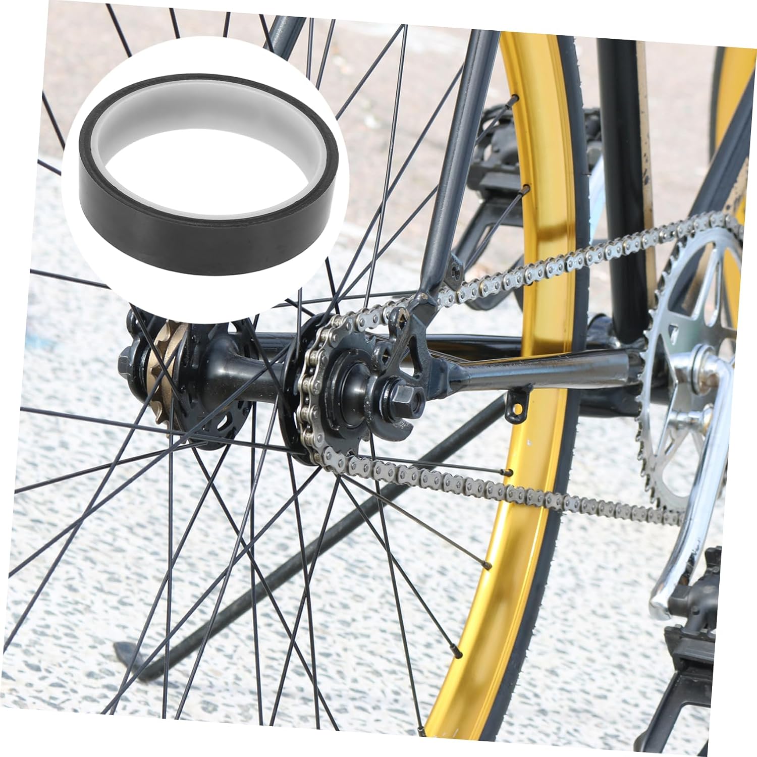 Universal Fit Rim Tape for Bike Puncture Prevention Pad Tubeless Rim Strip Simple Install for Bicycles