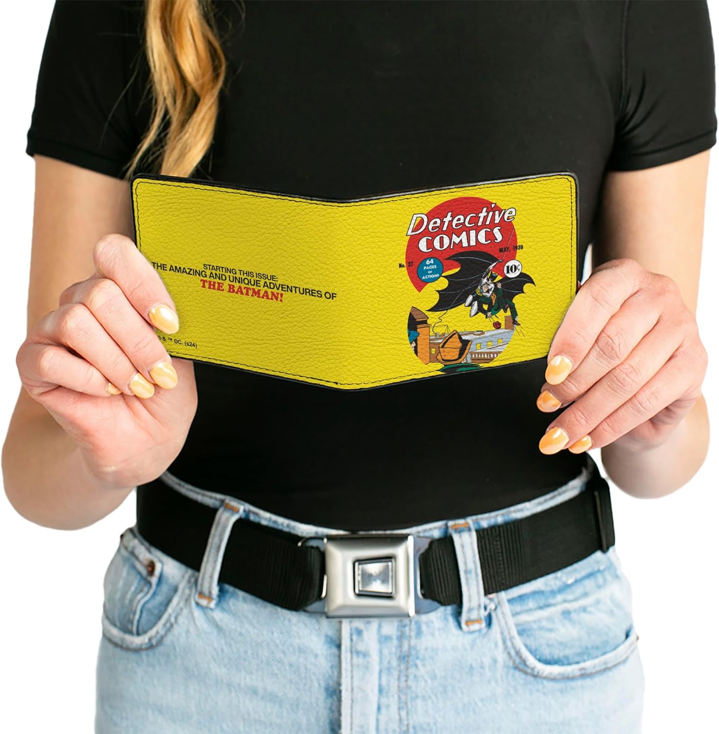 Buckle-Down DC Comics Wallet, Bifold, Dc Comics Batman No. 27 Comic Cover Scene Yellow, Vegan Leather - Image 6