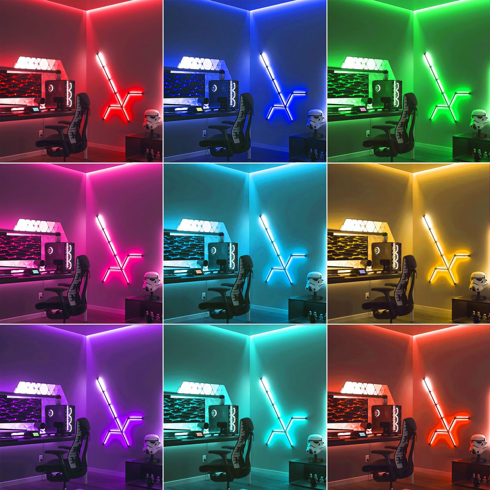 JOYLIT 10M RGB COB Striscia LED 24V 840LEDs/M Alta Densità Senza Punti 14W/M Super Luminosa IP20 Interno Flessibile Multicolore Nastri Luce per Commercio, Casa, Feste (Solo Strip LED)