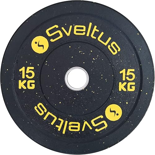Disque olympique bumper 15 kg x1 