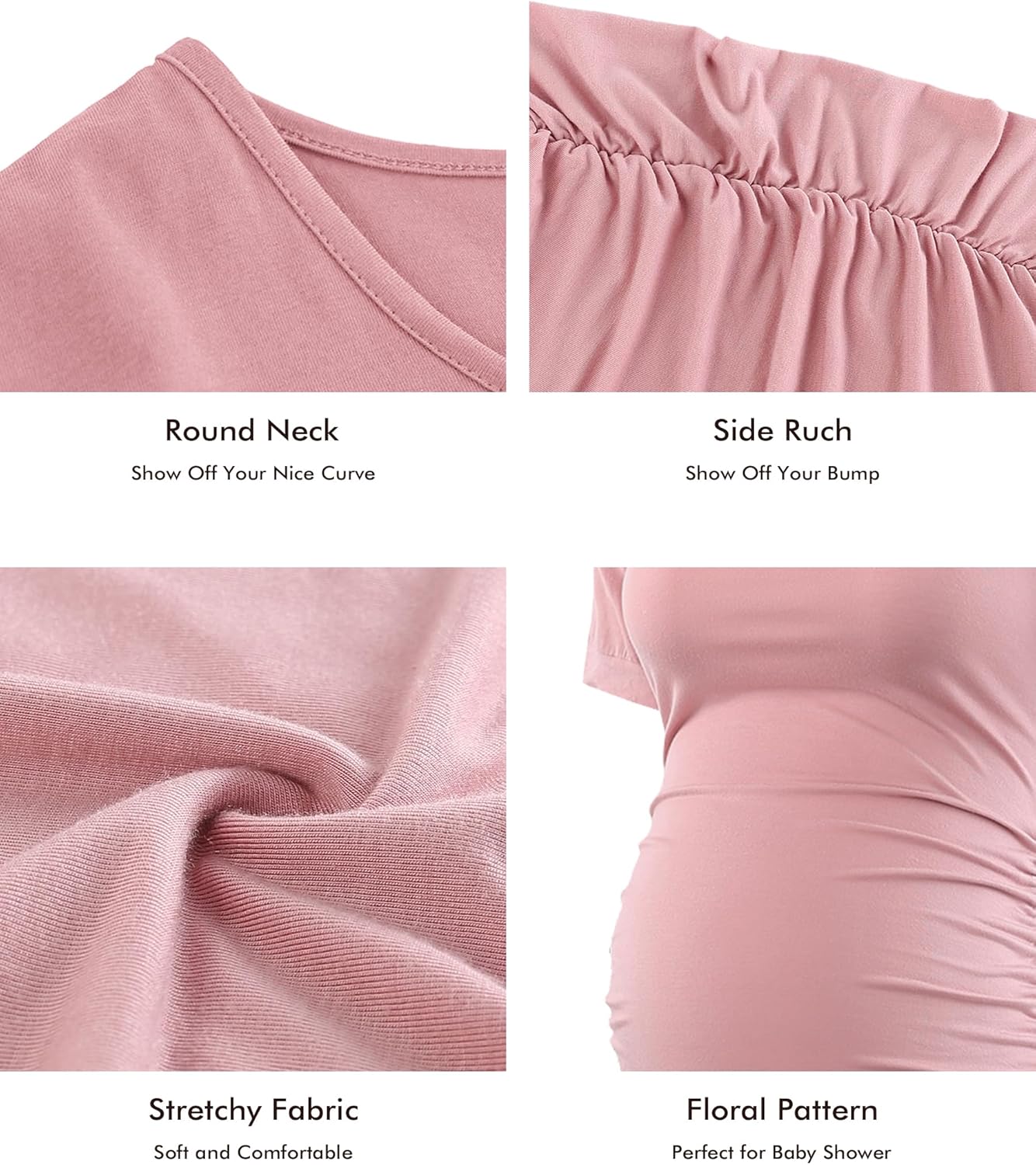 MUSIDORA MaternityBodycon Dress for Casual & Daily Wear - Image 5