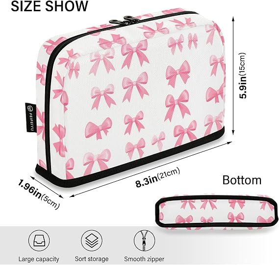 Bow Design Pencil Case Bag Boys Girls Kids Large Pencil Pouch Pen Holder with Big Capacity