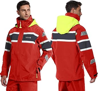 Waterproof Sailing Jacket for Men, Windproof, Breathable, Coastal Sailing Outdoor Jacket NS-347