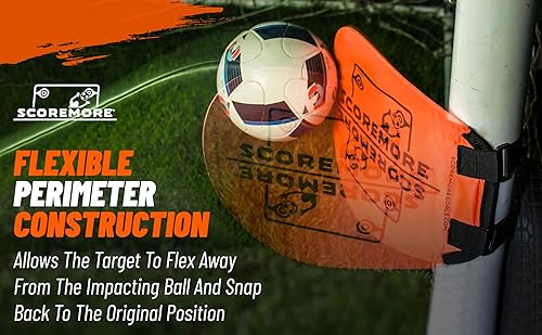 Miniatura 2 de Objetivos de entrenamiento de portería de fútbol SCOREMORE (2 objetivos)