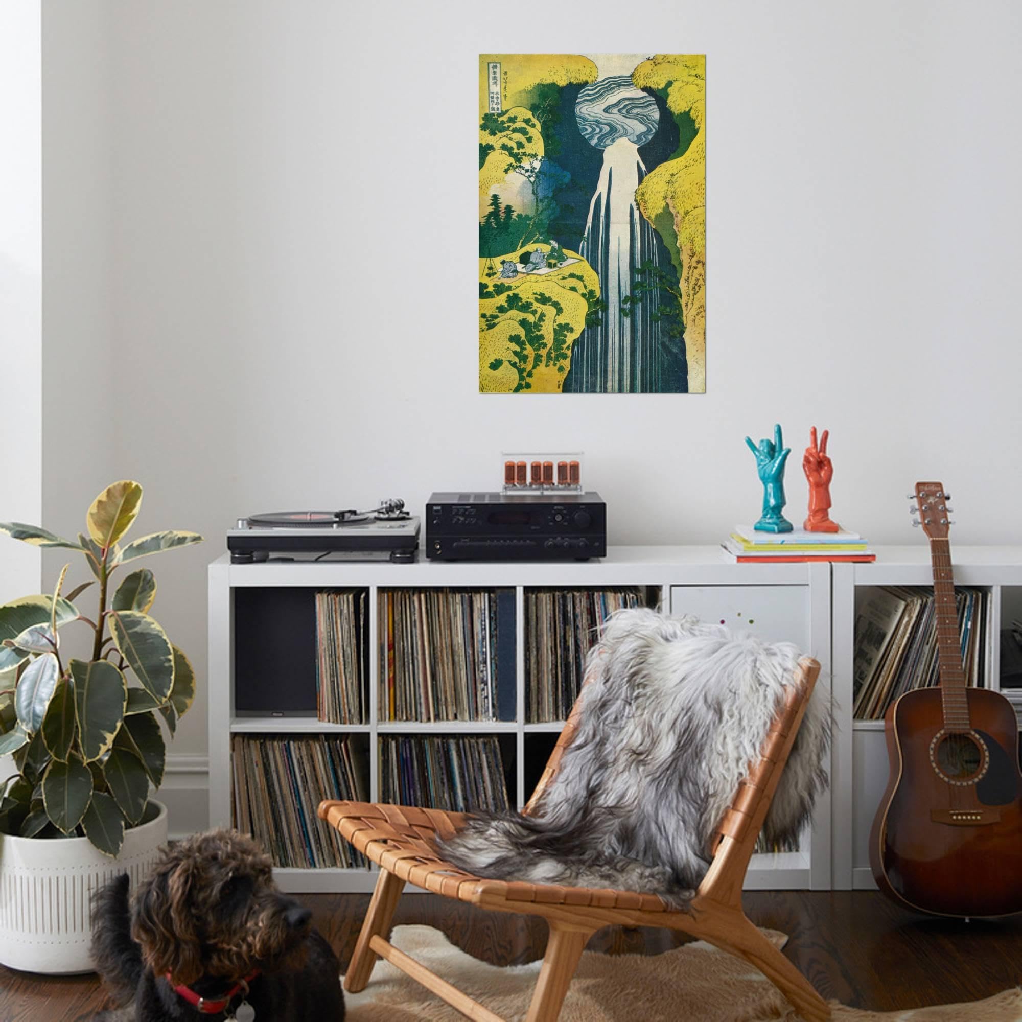 Amazon.com: AllPosters Wall Giclee Print The Waterfall of Amida