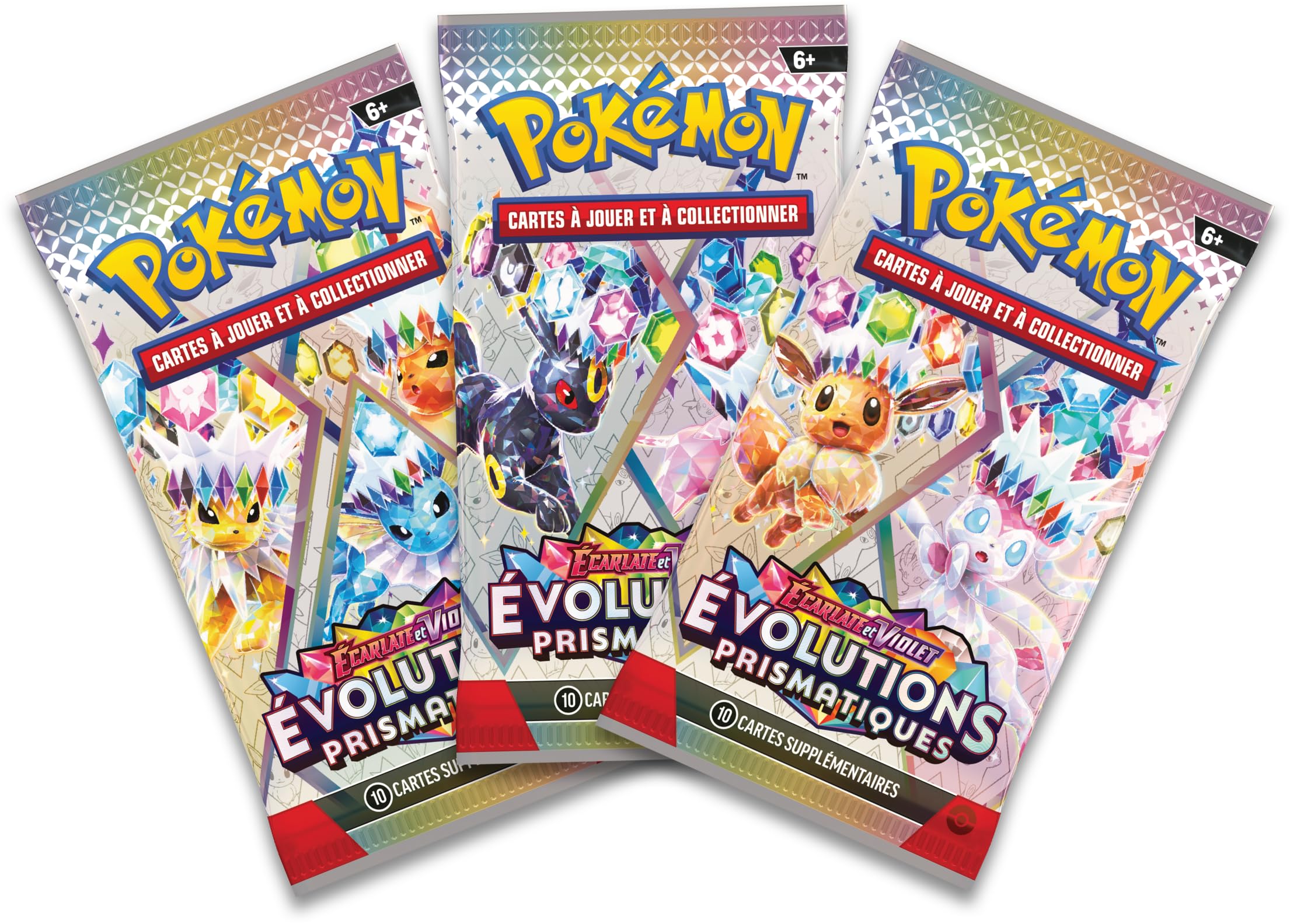 Pokemon TCG Scarlet & Violet Prismatic Evolutions Booster 6pk Bundle – Sealed