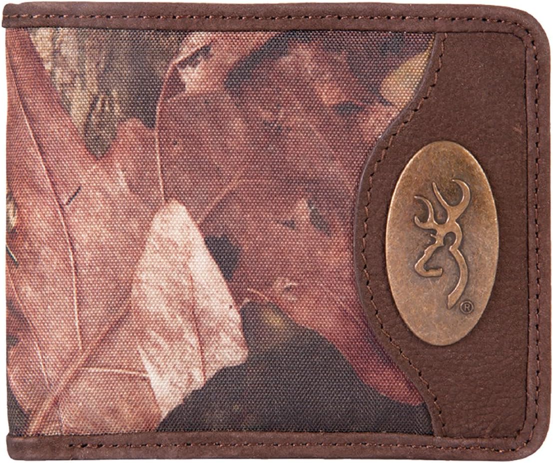 Browning Men's Canvas Camo Bi-Fold Wallet