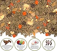 Vista 2 de Exotic Nutrition Glider Complete 18 lb Trozos de Fruta Natural Comida para Sugar Glider