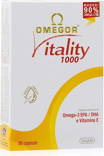 Olio di pesce - Omega 3 1000mg | L'unico Omega 3 IFOS certificato 5 stelle  dal