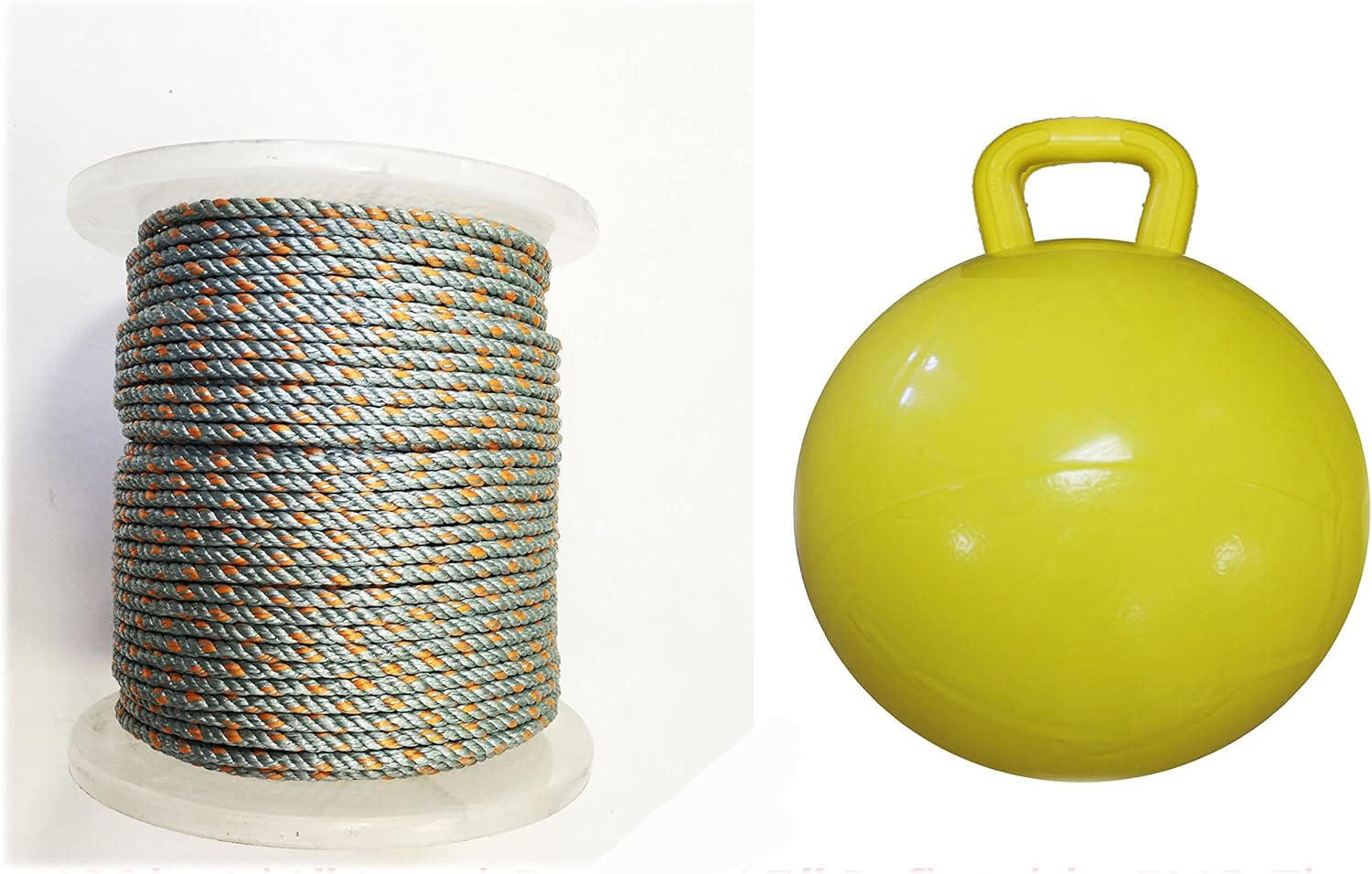 KUFA Sports Ø1/4" x 400' Lead Rope and Yellow Flaot Combo for Prawn Trap (LQ4+F15Y