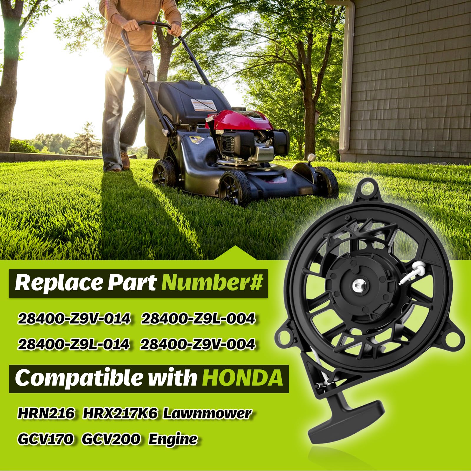 Amazon.com: 28400-Z9V-014 Pull Start Assembly for Honda GCV170