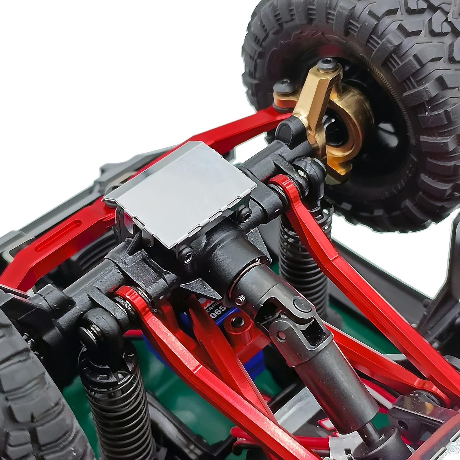 RC Center Skid Plate Axle Chassis Armor Protector Set for TRX4M Upgrades 1/18 Scale RC Crawler Car Accessories