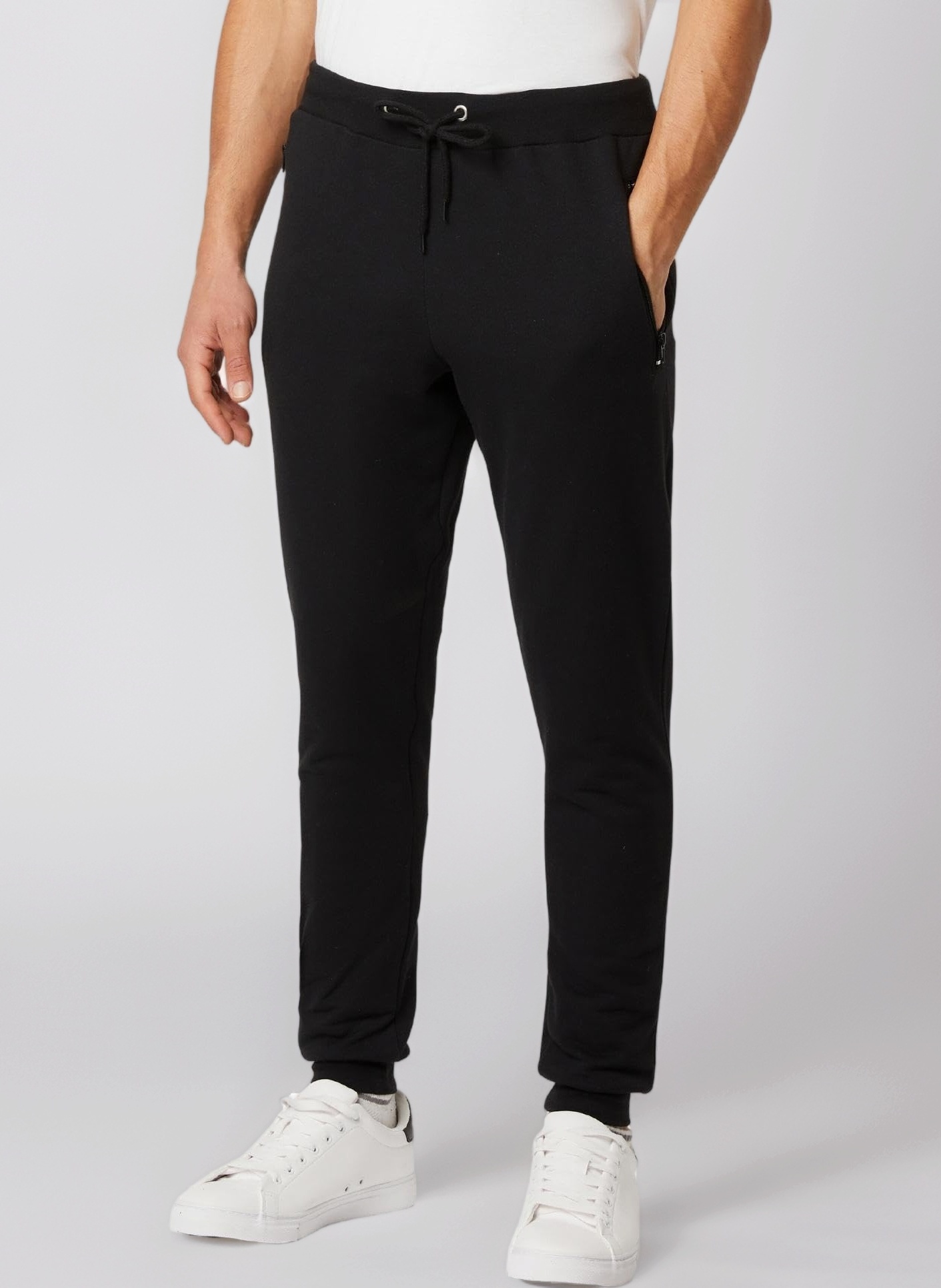 Slim Fit Joggers for Men - Mens Joggers with Zip Pockets Ideal for Every Day Wear and Sports - Comfortable and Soft