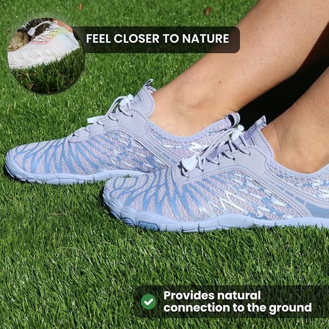 Hike Footwear HF Signature Healthy & Non-Slip Breathable Barefoot Shoesfor Women Men, Wide Toe Flexible, Lightweight Daily Wear Walking Shoes Unisex