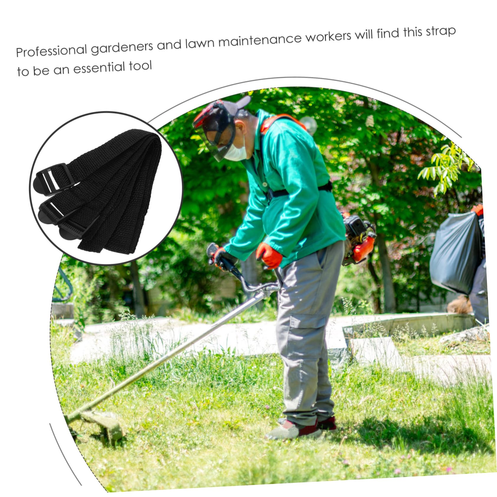 Wakauto Lawn Aerator Shoes Straps 8pcs Turf Spike Laces for Grass Nail Shoes Sandals Easy-Assembly for Gardening