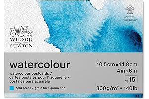 Winsor & Newton Classic Postcard Watercolor Paper - 4 x 6