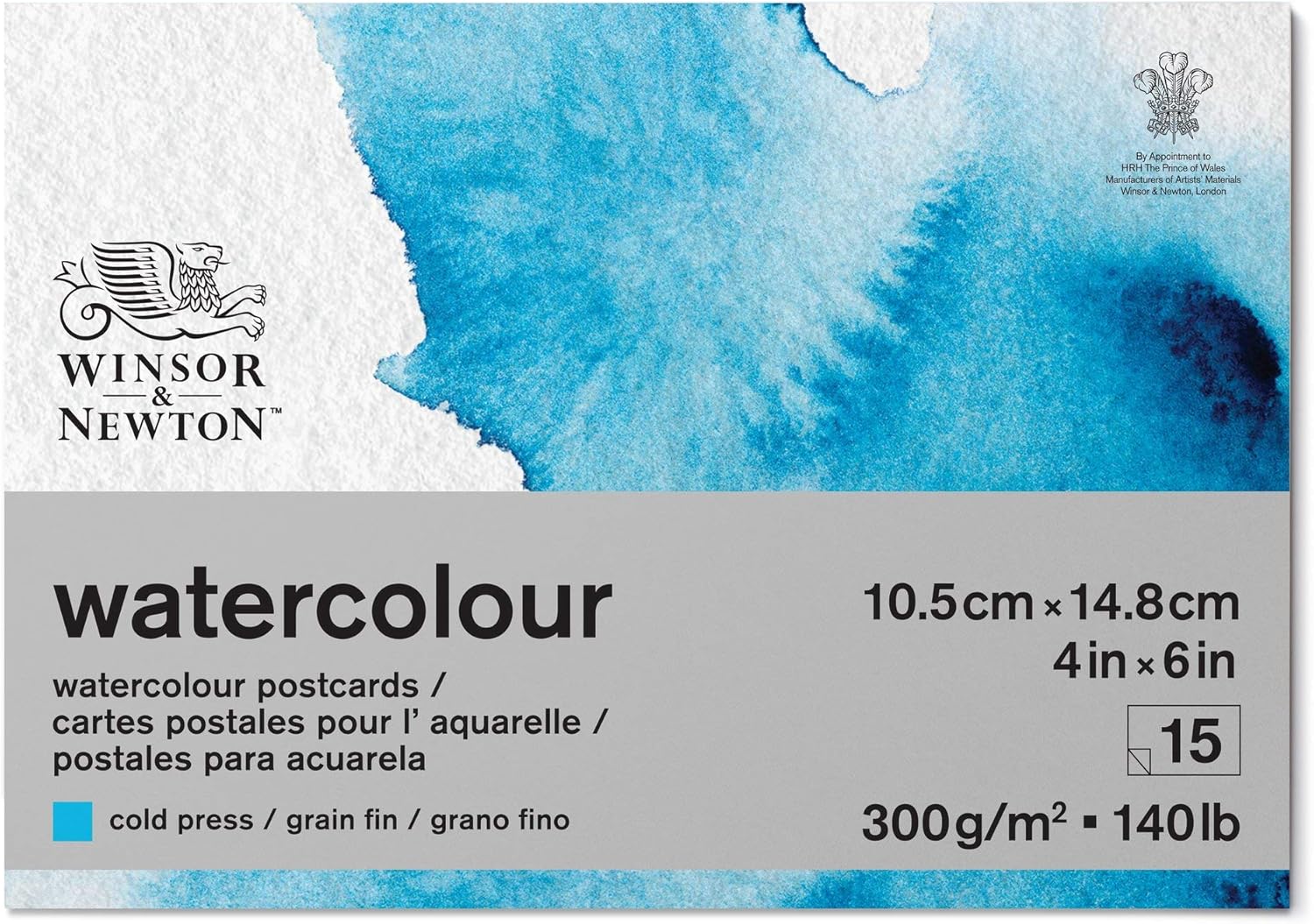 Winsor & Newton Classic Watercolor Paper Pad, 9" x 12", Natural White