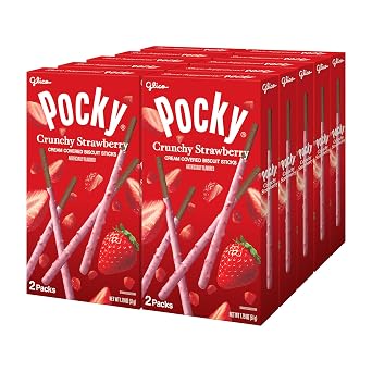 Glico Pocky Crunchy Strawberry