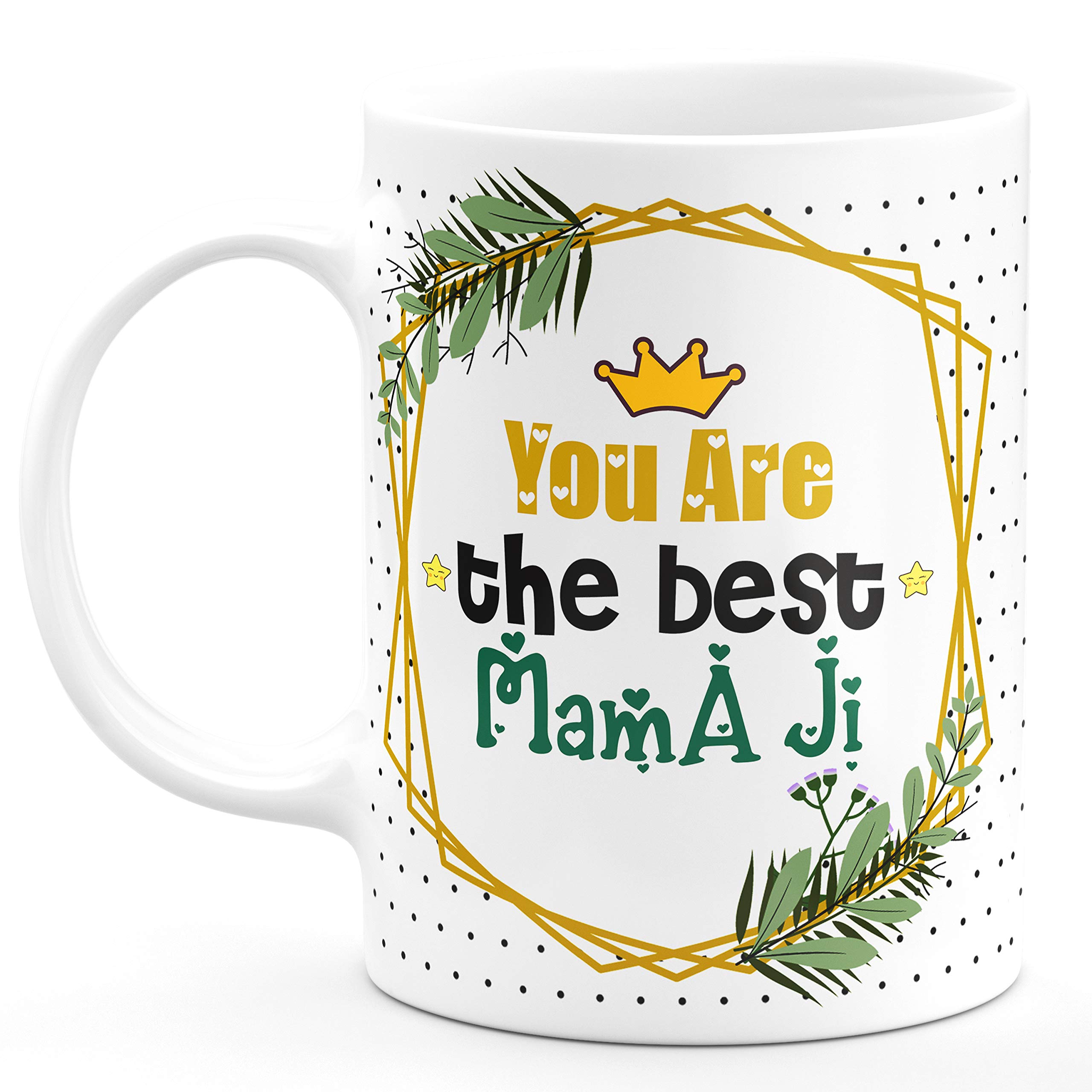 TrendoPrint You are The Best Mama Ji Printed White Tea and Coffee Cup and Mug Made of Ceramic- 11 oz (350ml)