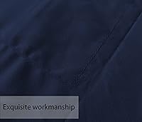 Vista 2 de iMaylex - Juego de 2 fundas para almohadas tipo sobre 100 % de algodón egipcio suave y transpirable, con aspecto de seda y acogedoras, fundas