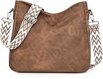 Sac à bandoulière tendance Boho avec large bracelet en guitare réglable, sac à main vintage pour gros corps pour femmes
